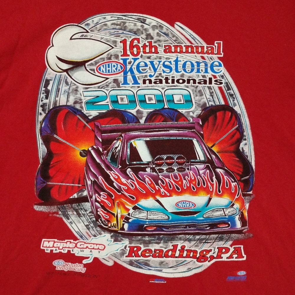 Vintage NHRA Keystone Nationals Tee- XL